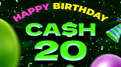 Cash 20 Happy Birthday cover image